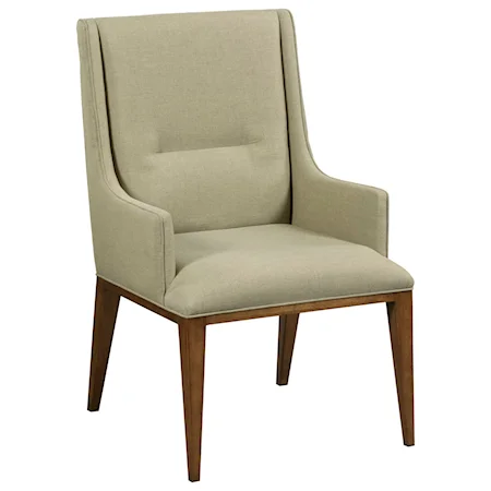 Contemporary Contour Arm Chair